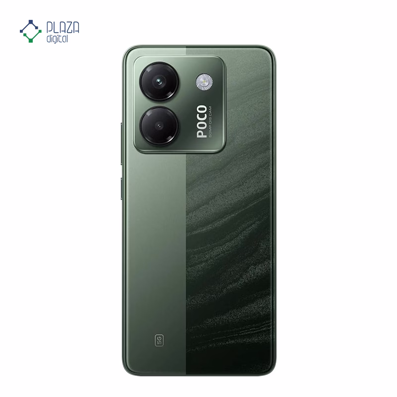 نمای پشت گوشی موبایل پوکو مدل M7 Pro 5G ظرفیت 256 گیگابایت رم 12 گیگابایت رنگ سبز پلازا دیجیتال