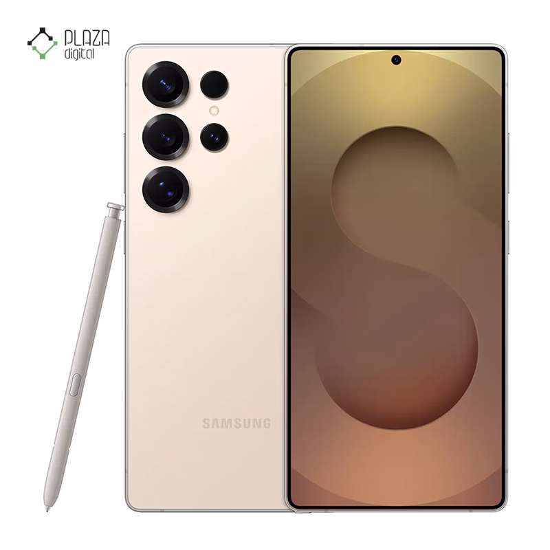 گوشی موبایل سامسونگ مدل Galaxy S25 Ultra ظرفیت 1 ترابایت رم 12 گیگابایت - ویتنام رنگ طلایی تیره پلازا دیجیتال