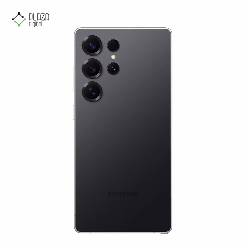 نمای پشت گوشی موبایل سامسونگ مدل Galaxy S25 Ultra ظرفیت 512 گیگابایت رم 12 گیگابایت - ویتنام رنگ مشکی پلازا دیجیتال