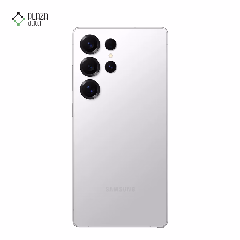 نمای پشت گوشی موبایل سامسونگ مدل Galaxy S25 Ultra ظرفیت 512 گیگابایت رم 12 گیگابایت - ویتنام رنگ سفید پلازا دیجیتال