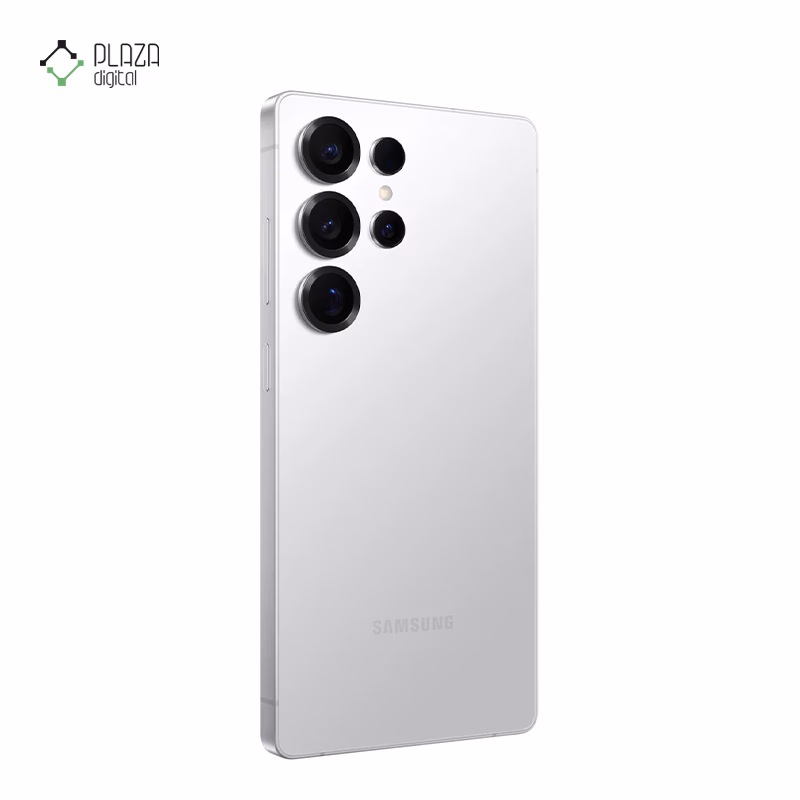 نمای پشت گوشی موبایل سامسونگ مدل Galaxy S25 Ultra ظرفیت 512 گیگابایت رم 12 گیگابایت - ویتنام رنگ سفید پلازا دیجیتال
