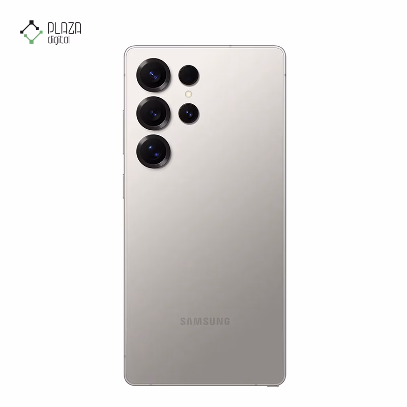 نمای پشت گوشی موبایل سامسونگ مدل Galaxy S25 Ultra ظرفیت 512 گیگابایت رم 12 گیگابایت - ویتنام رنگ خاکستری پلازا دیجیتال