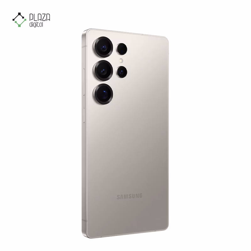 نمای پشت گوشی موبایل سامسونگ مدل Galaxy S25 Ultra ظرفیت 512 گیگابایت رم 12 گیگابایت - ویتنام رنگ خاکستری پلازا دیجیتال