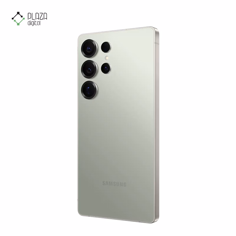 نمای پشت گوشی موبایل سامسونگ مدل Galaxy S25 Ultra ظرفیت 512 گیگابایت رم 12 گیگابایت - ویتنام رنگ سبز پلازا دیجیتال