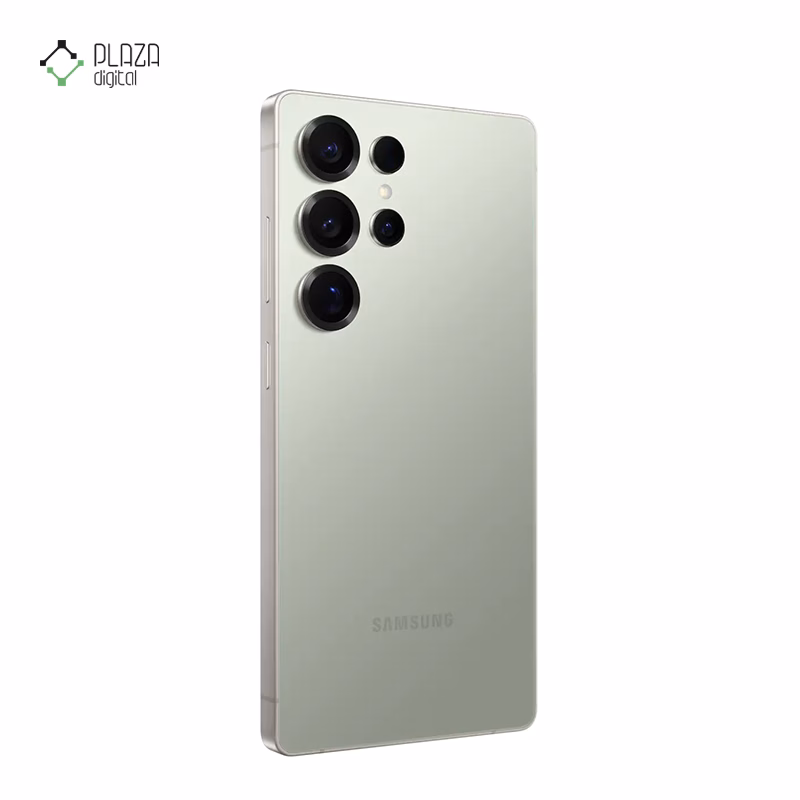 نمای پشت گوشی موبایل سامسونگ مدل Galaxy S25 Ultra ظرفیت 512 گیگابایت رم 12 گیگابایت - ویتنام رنگ سبز پلازا دیجیتال