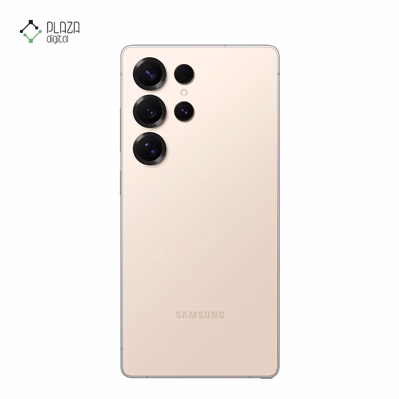 نمای پشت گوشی موبایل سامسونگ مدل Galaxy S25 Ultra ظرفیت 512 گیگابایت رم 12 گیگابایت - ویتنام رنگ طلایی تیره پلازا دیجیتال
