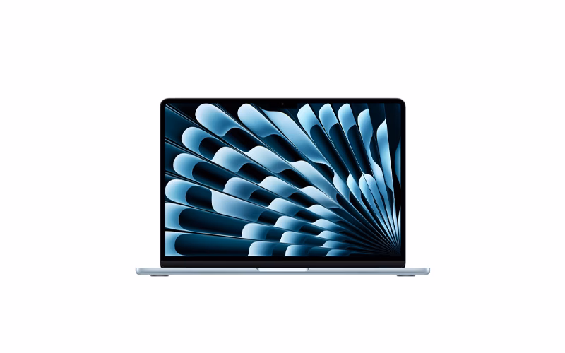 بهترین مک بوک برای برنامه نویسی 6 Apple-MacBook-Air-MC6U4-2025-M4-16GB-RAM-512GB-SSD-LightBlue-PlazaDigital