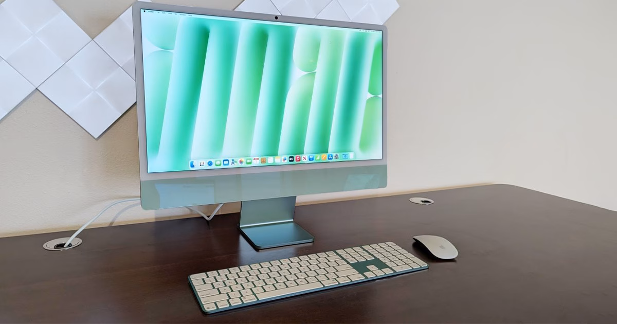 کامپیوتر All in One اپل 24 اینچی مدل iMac 2024 M4