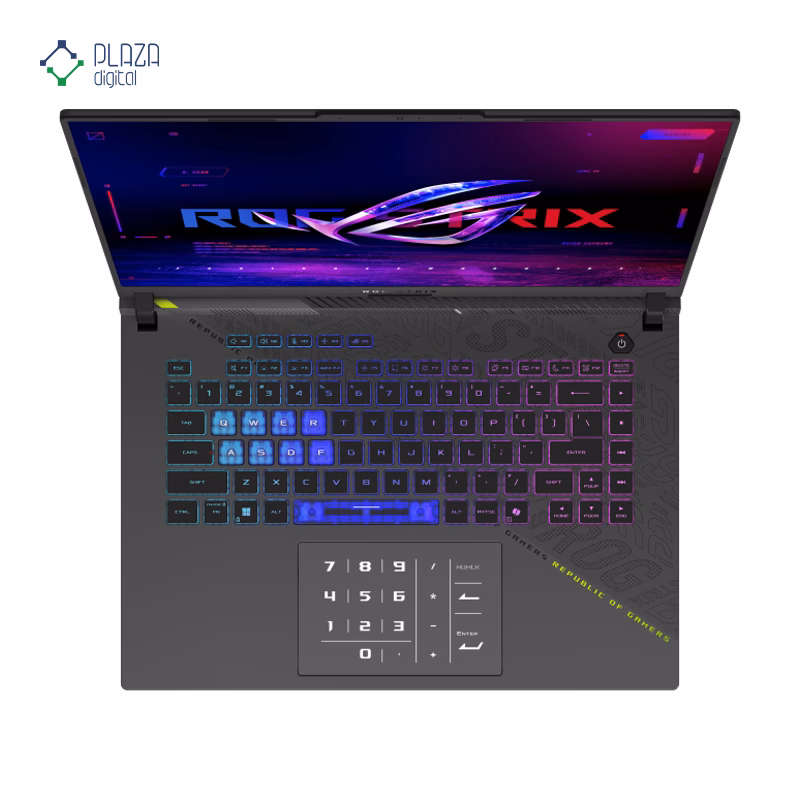 لپ تاپ ایسوس 16 اینچی مدل ROG Strix G16 G614PR R9 8940HX 64GB 2TB RTX5070 Ti پلازادیجیتال