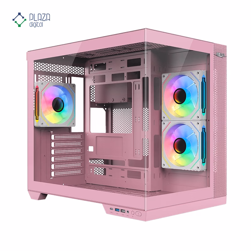 کیس کامپیوتر گیمینگ اوست مدل GT-AQ12-MP پلازادیجیتال