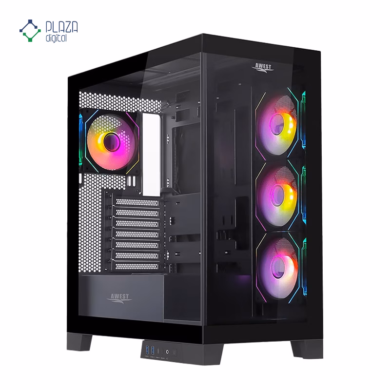 کیس کامپیوتر گیمینگ اوست مدل GT-AQ16-MB پلازادیجیتال