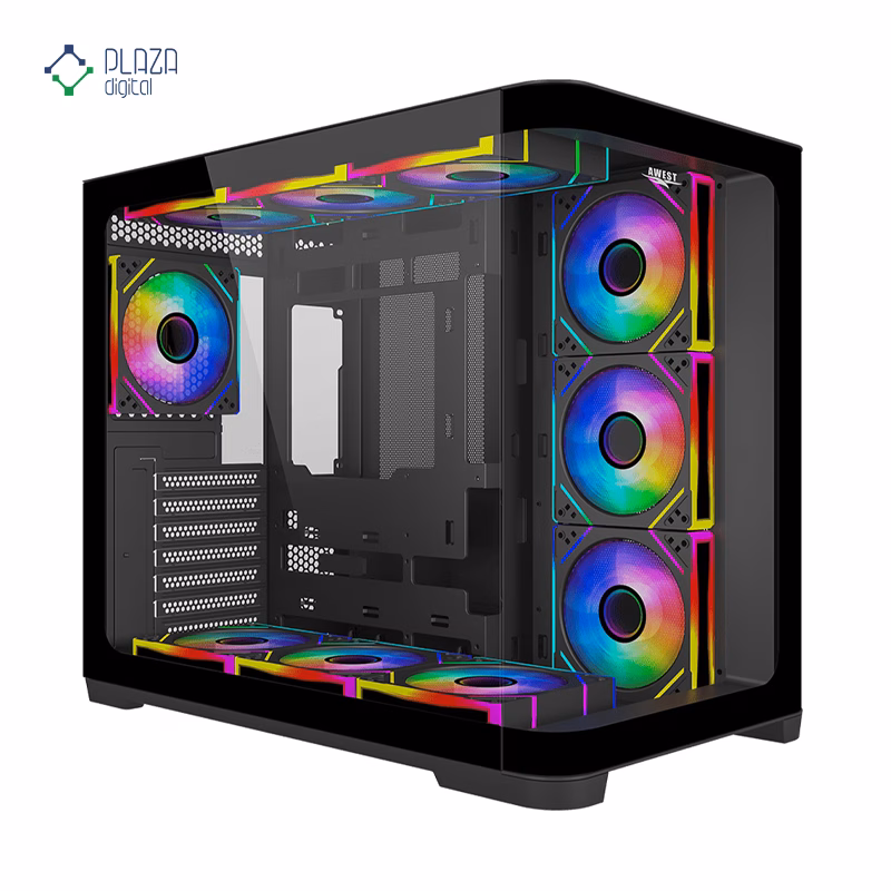کیس کامپیوتر گیمینگ اوست مدل GT-AQ18-MB پلازادیجیتال