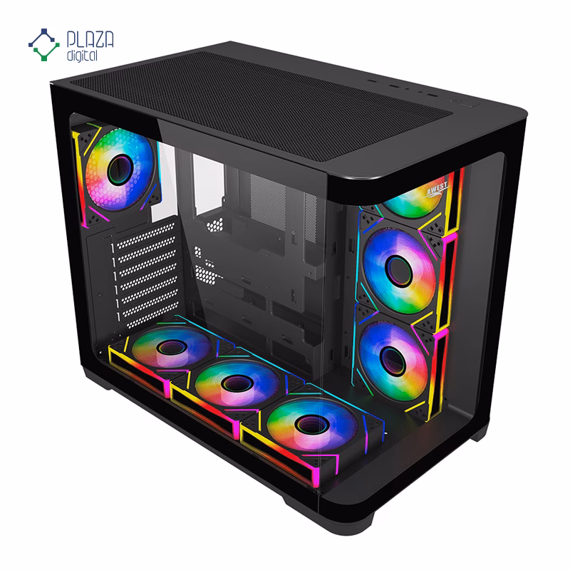 کیس کامپیوتر گیمینگ اوست مدل GT-AQ18-MB پلازادیجیتال