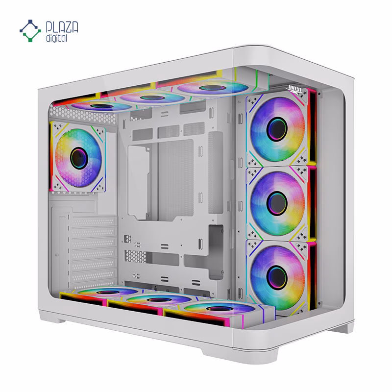 کیس کامپیوتر گیمینگ اوست مدل GT-AQ18-MW پلازادیجیتال