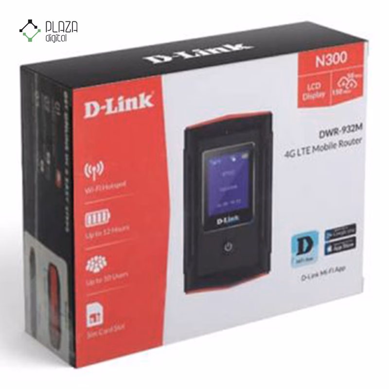 مودم 4G LTE قابل حمل دی-لینک مدل DWR-932M پلازادیجیتال