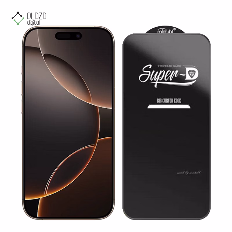 گلس شیشه ای گوشی اپل iPhone 16 Pro ریکام مدل CH2 SuperD پلازادیجیتال