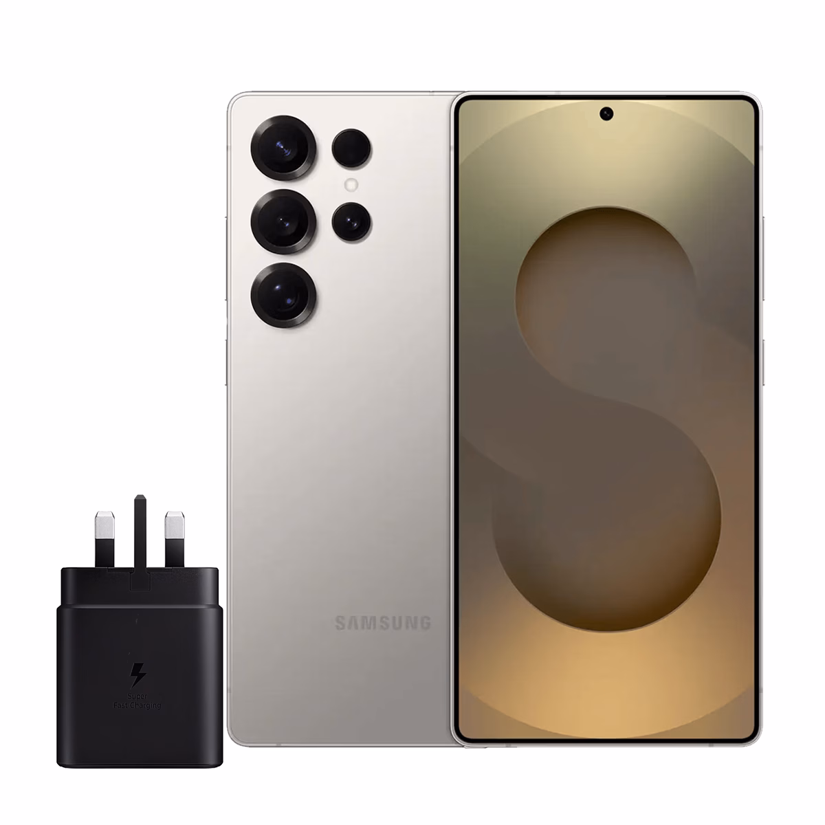 گوشی موبایل سامسونگ مدل Galaxy S25 Ultra ظرفیت 256 گیگابایت رم 12 گیگابایت - ویتنام همراه شارژر 45 وات سامسونگ خاکستری پلازادیجیتال
