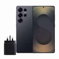 گوشی موبایل سامسونگ مدل Galaxy S25 Ultra ظرفیت 256 گیگابایت رم 12 گیگابایت - ویتنام همراه شارژر 45 وات سامسونگ مشکی تیره پلازادیجیتال
