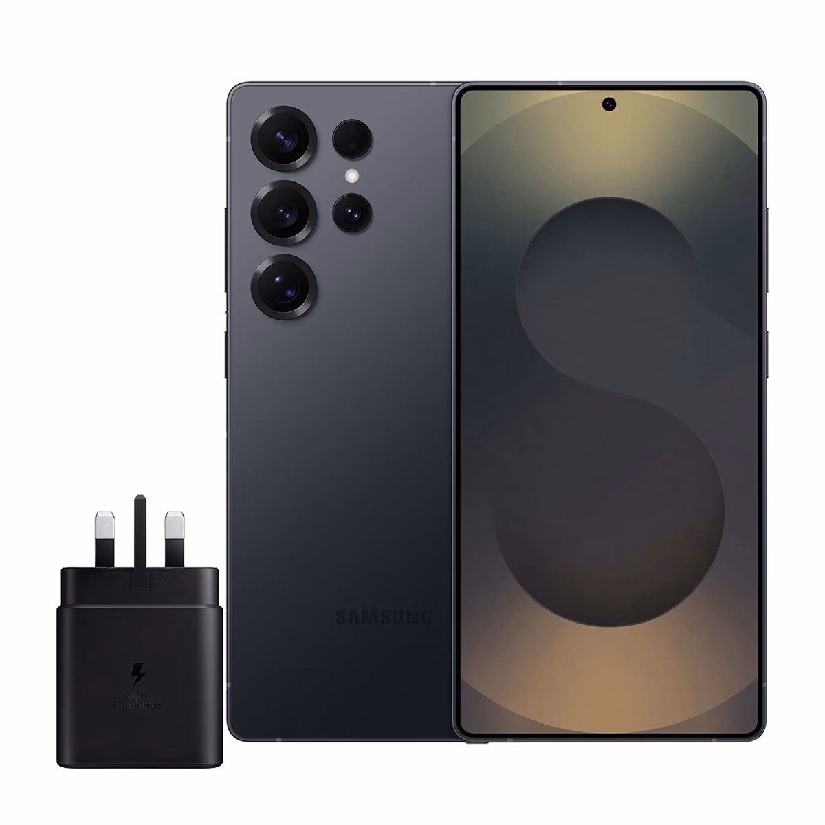گوشی موبایل سامسونگ مدل Galaxy S25 Ultra ظرفیت 256 گیگابایت رم 12 گیگابایت - ویتنام همراه شارژر 45 وات سامسونگ مشکی تیره پلازادیجیتال