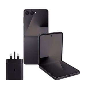 گوشی موبایل سامسونگ مدل Galaxy Z Flip7 ظرفیت 512 گیگابایت رم 12 گیگابایت – ویتنام همراه شارژر 45 وات سامسونگ مشکی پلازادیجیتال