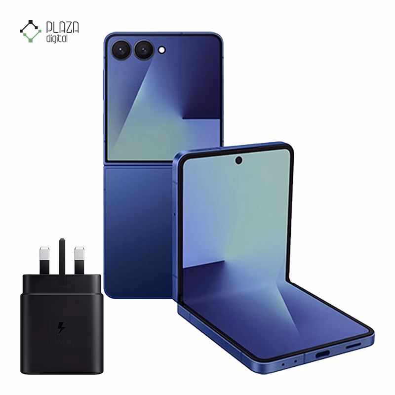 گوشی موبایل سامسونگ مدل Galaxy Z Flip7 ظرفیت 512 گیگابایت رم 12 گیگابایت – ویتنام همراه شارژر 45 وات سامسونگ پلازادیجیتال
