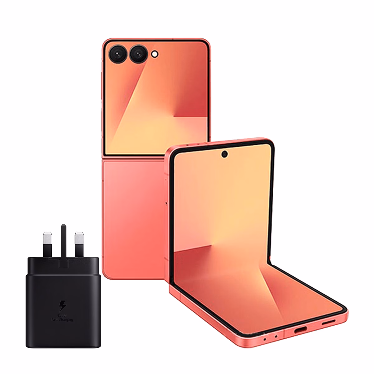 گوشی موبایل سامسونگ مدل Galaxy Z Flip7 ظرفیت 512 گیگابایت رم 12 گیگابایت – ویتنام همراه شارژر 45 وات سامسونگ قرمز پلازادیجیتال
