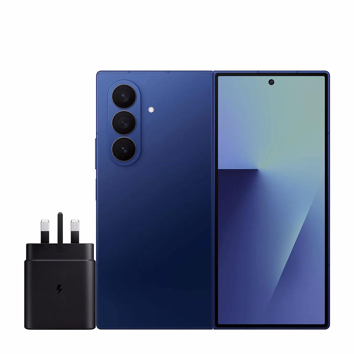 گوشی موبایل سامسونگ مدل Galaxy Z Fold7 ظرفیت 256 گیگابایت رم 1 ترابایت - ویتنام همراه شارژر 45 وات سامسونگ آبی پلازادیجیتال