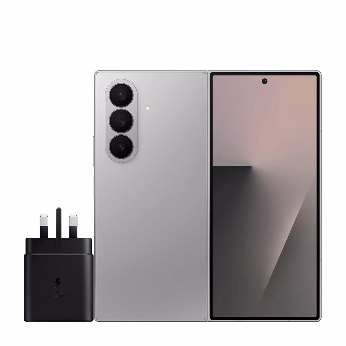 گوشی موبایل سامسونگ مدل Galaxy Z Fold7 ظرفیت 256 گیگابایت رم 1 ترابایت - ویتنام همراه شارژر 45 وات سامسونگ نقره ای پلازادیجیتال