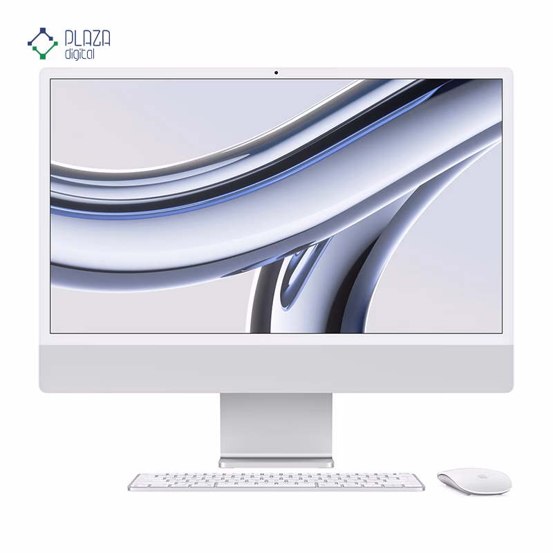 کامپیوتر All in One اپل 24 اینچی مدل iMac M3 2023 16GB 1TB CTO رنگ نقره ای پلازا دیجیتال
