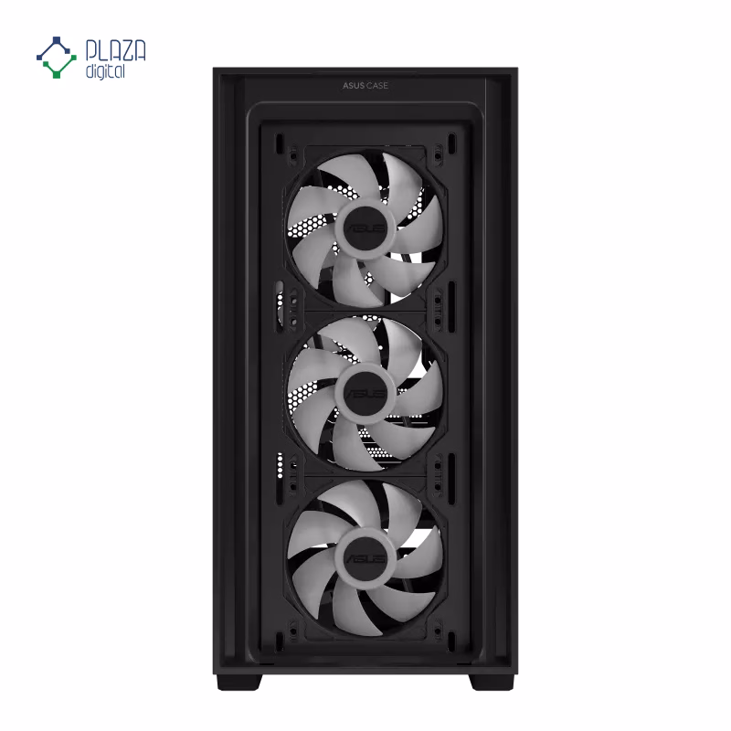 کیس کامپیوتر گیمینگ ایسوس مدل A21 PLUS رنگ مشکی پلازا دیجیتال