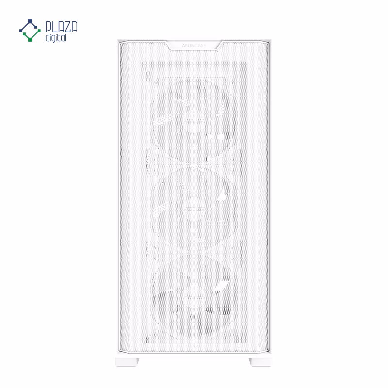 کیس کامپیوتر گیمینگ ایسوس مدل A21 PLUS رنگ سفید پلازا دیجیتال