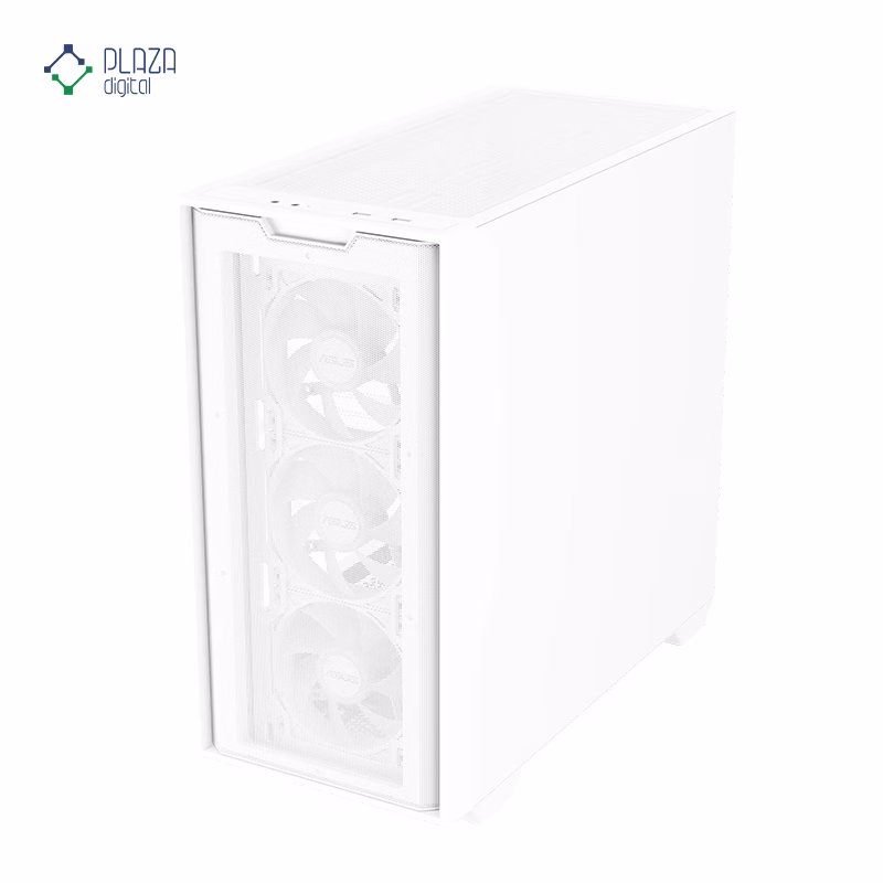 کیس کامپیوتر گیمینگ ایسوس مدل A21 PLUS رنگ سفید پلازا دیجیتال