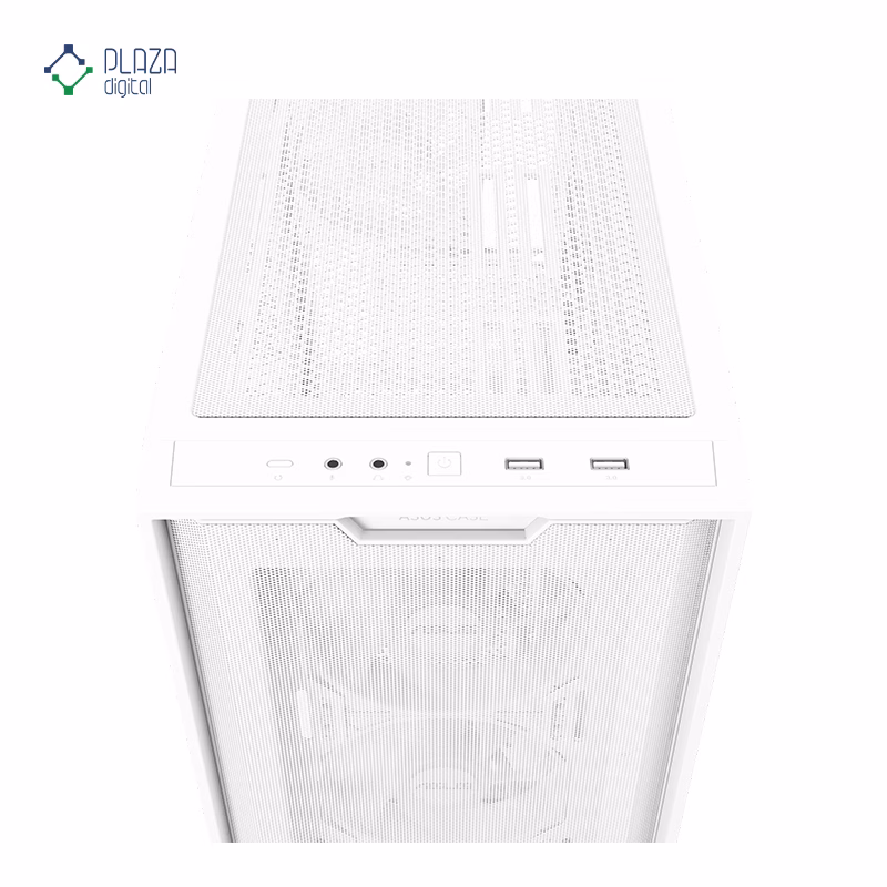 کیس کامپیوتر گیمینگ ایسوس مدل A21 PLUS رنگ سفید پلازا دیجیتال