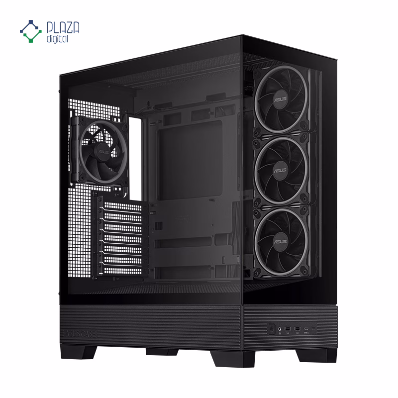 کیس کامپیوتر گیمینگ ایسوس مدل A31 PLUS رنگ مشکی پلازا دیجیتال