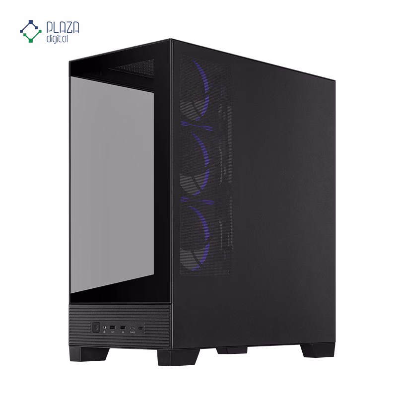 کیس کامپیوتر گیمینگ ایسوس مدل A31 PLUS رنگ مشکی پلازا دیجیتال