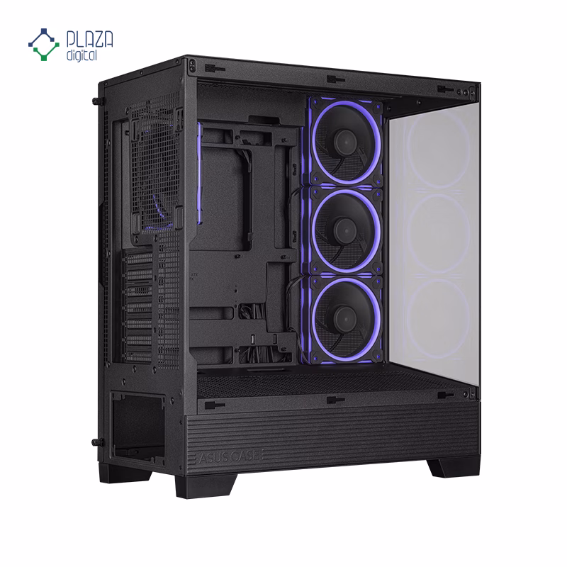 کیس کامپیوتر گیمینگ ایسوس مدل A31 PLUS رنگ مشکی پلازا دیجیتال