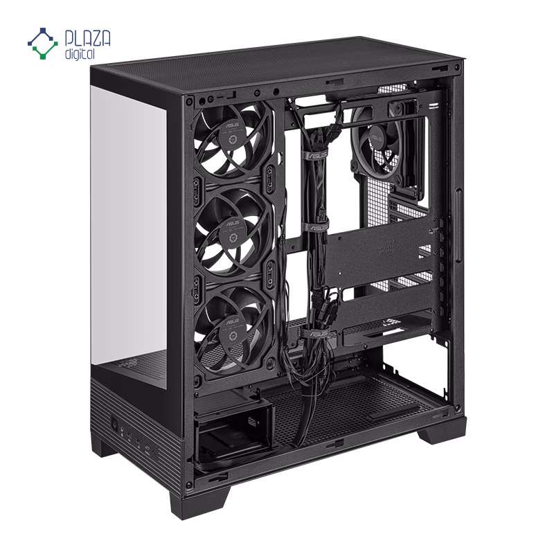 کیس کامپیوتر گیمینگ ایسوس مدل A31 PLUS رنگ مشکی پلازا دیجیتال