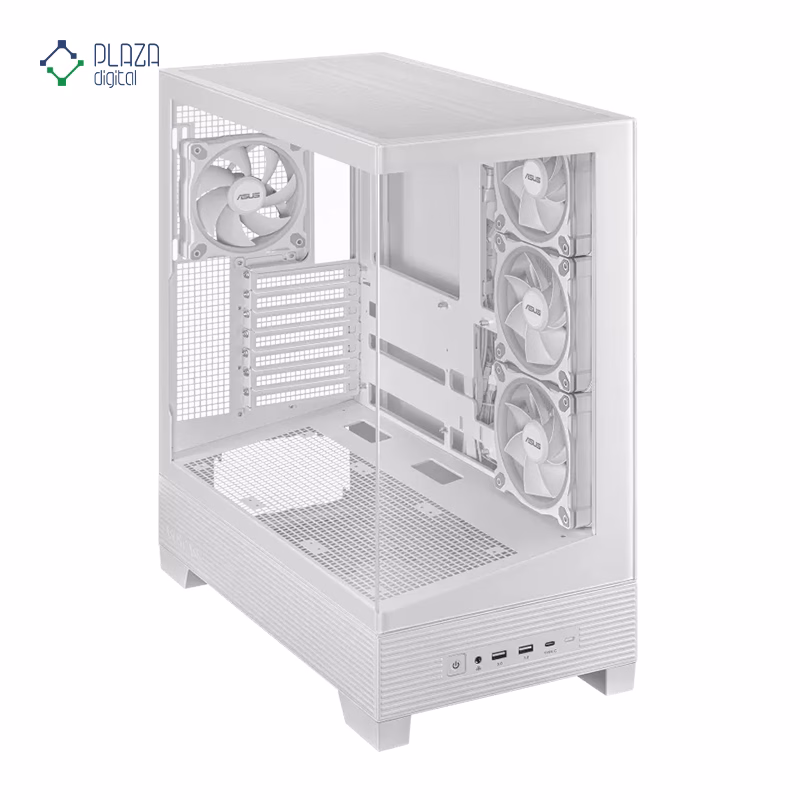 کیس کامپیوتر گیمینگ ایسوس مدل A31 PLUS رنگ سفید پلازا دیجیتال