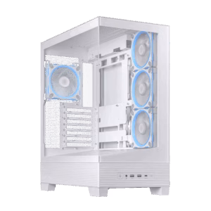 کیس کامپیوتر گیمینگ ایسوس مدل A31 PLUS رنگ سفید پلازا دیجیتال