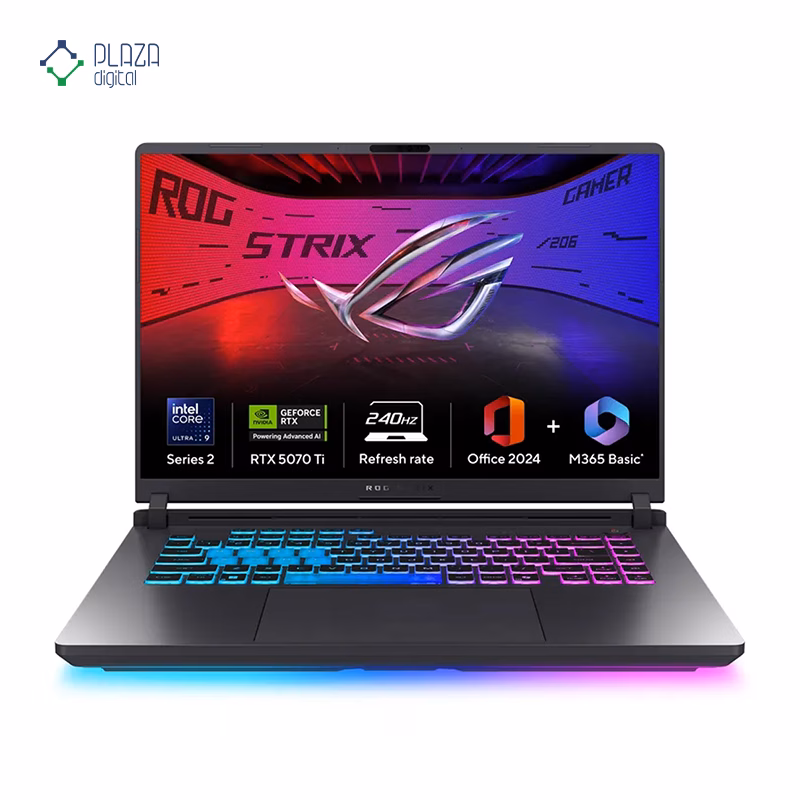 لپ تاپ ایسوس 16 اینچی مدل ROG Strix G16 G615LR Ultra 9 275HX 64GB 1TB RTX5070 Ti پلازا دیجیتال