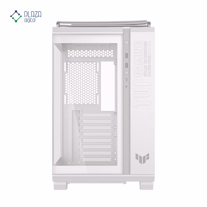 کیس کامپیوتر گیمینگ ایسوس مدل TUF Gaming GT502 Horizon رنگ سفید پلازا دیجیتال