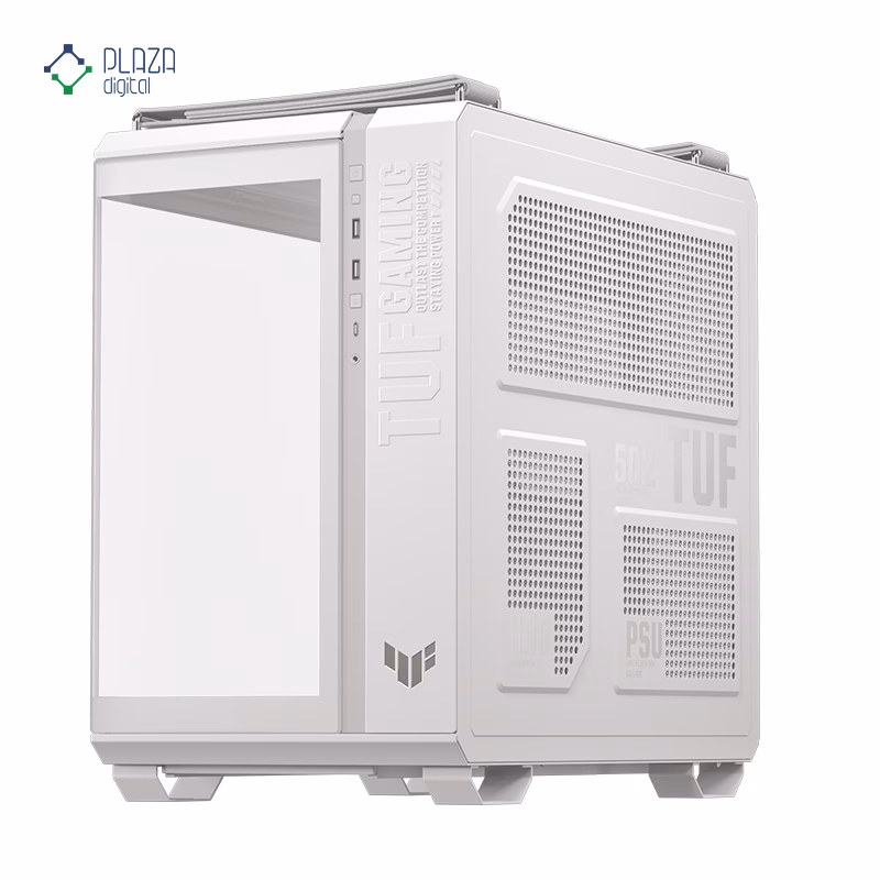 کیس کامپیوتر گیمینگ ایسوس مدل TUF Gaming GT502 Horizon رنگ سفید پلازا دیجیتال