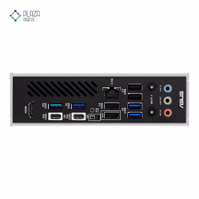 درگاه های مادربرد ایسوس مدل X870 MAX GAMING WIFI7 D5 پلازا دیجیتال