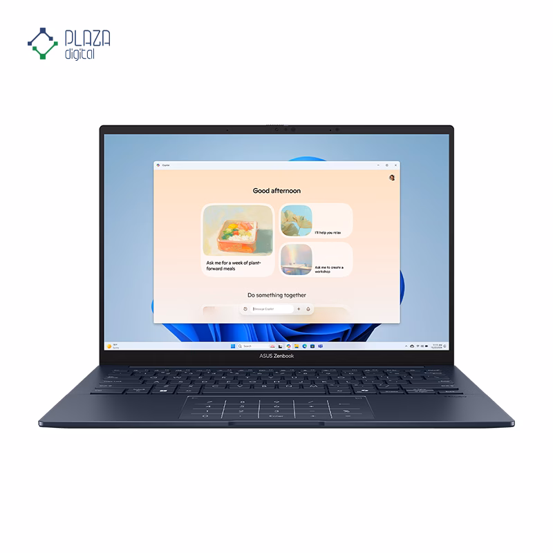 لپ تاپ ایسوس 14 اینچی مدل Zenbook 14 UX3405CA Ultra 7 255H 16GB 512GB پلازا دیجیتال