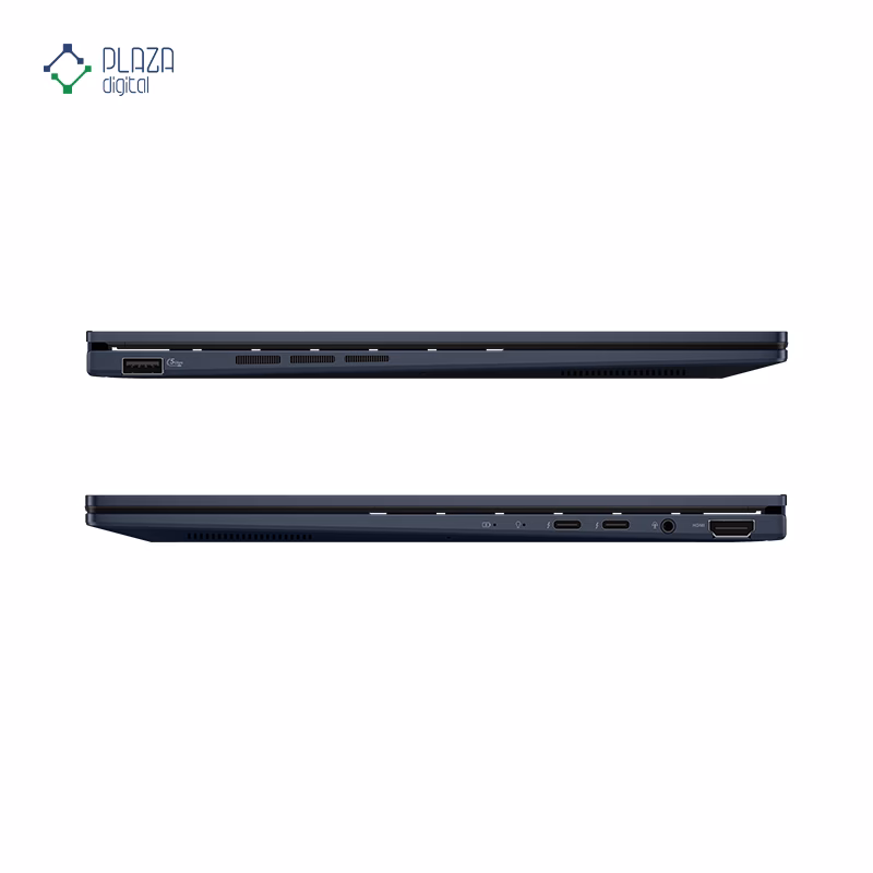 درگاه های لپ تاپ ایسوس 14 اینچی مدل Zenbook 14 UX3405CA Ultra 7 255H 16GB 512GB پلازا دیجیتال
