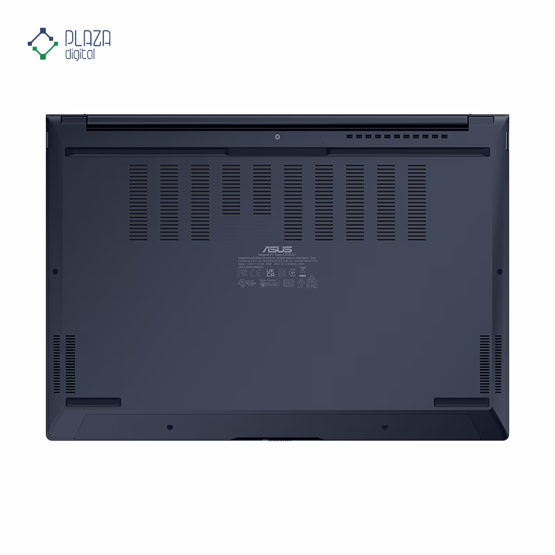نمای زیر لپ تاپ ایسوس 14 اینچی مدل Zenbook 14 UX3405CA Ultra 7 255H 16GB 512GB پلازا دیجیتال