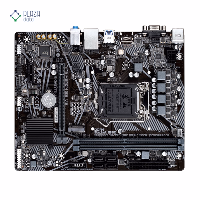 مادربرد گیگابایت مدل H510M S2 V2 (rev. 1.0) D4 پلازا دیجیتال