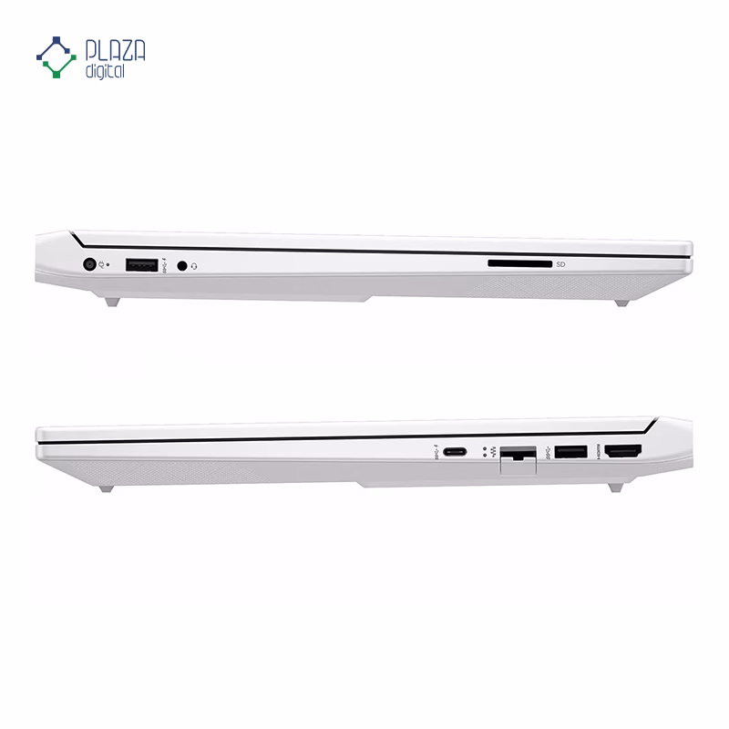 درگاه های لپ تاپ گیمینگ اچ پی 15.6 اینچی مدل Victus 15-fb2139nw R7 8845HS 16GB 512GB RTX3050 رنگ سفید پلازا دیجیتال