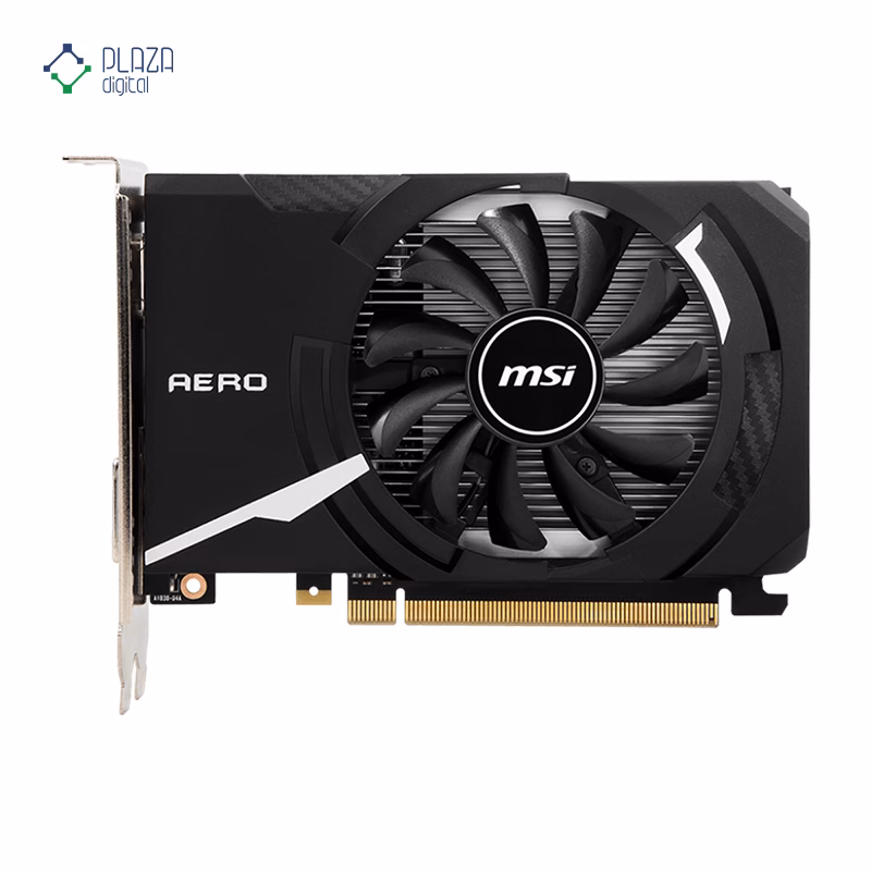 کارت گرافیک ام اس ای مدل GeForce GT 1030 AERO ITX 4GD4 OC حافظه 4 گیگابایت پلازا دیجیتال