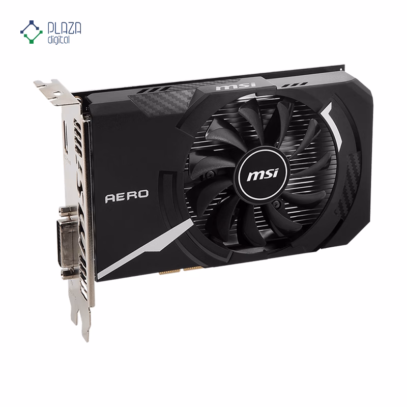 کارت گرافیک ام اس ای مدل GeForce GT 1030 AERO ITX 4GD4 OC حافظه 4 گیگابایت پلازا دیجیتال